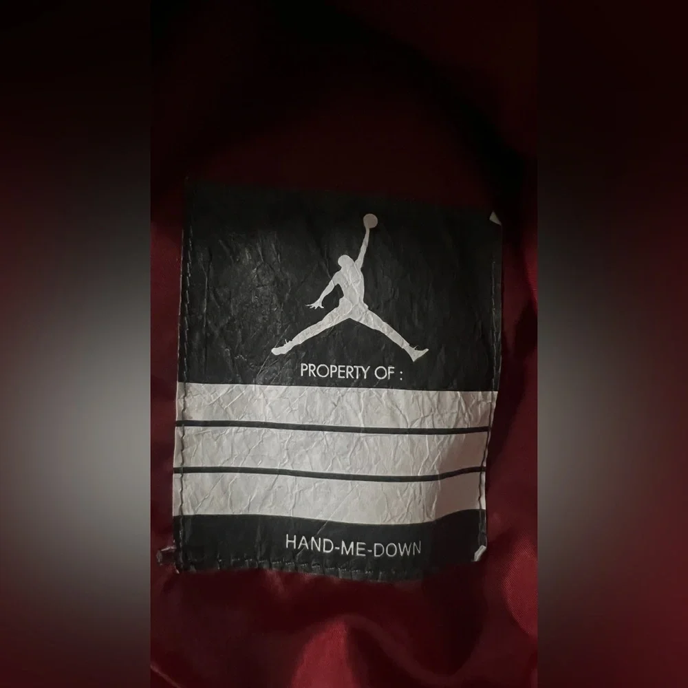 Jordan Kids Red and Black Puffer Jacket